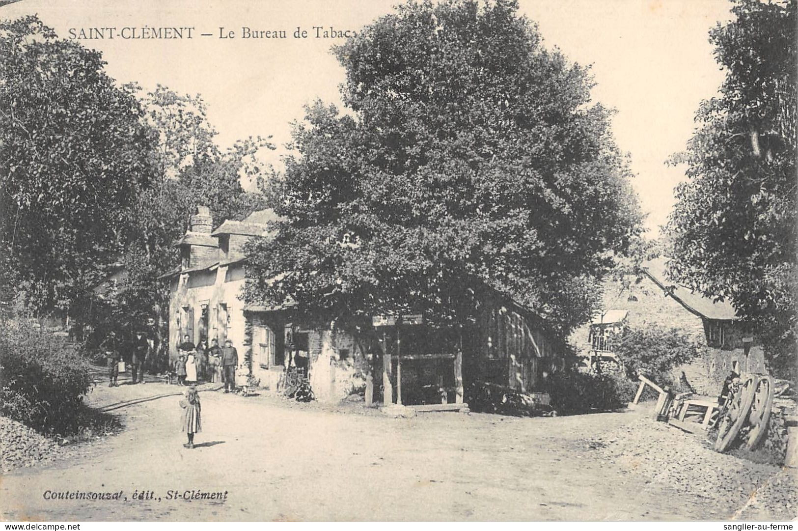 CPA 54 SAINT CLEMENT / LE BUREAU DE TABAC - Autres & Non Classés