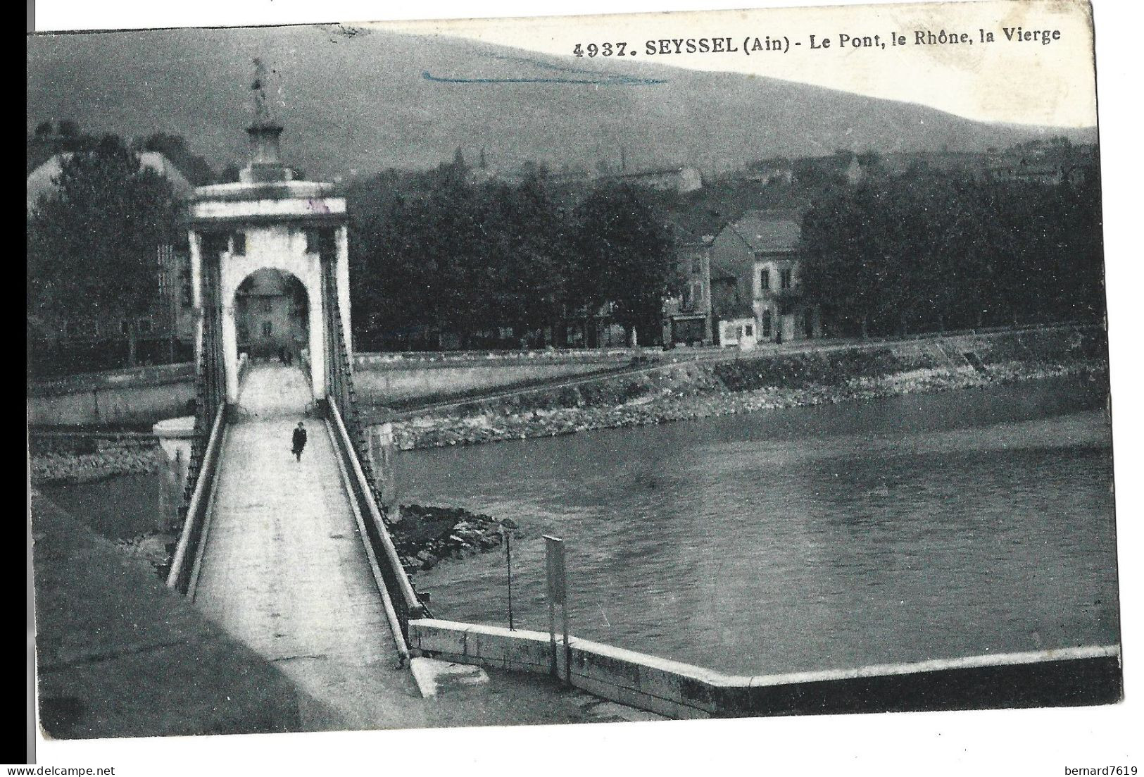 01  Seyssel  - Le Pont , Le Rhone,la Vierge - Seyssel