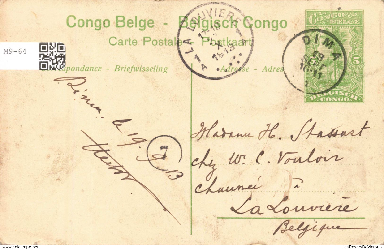 CONGO KINSHASA - Congo Belge - Katanga - Le Greffe Et La Force Publique - Carte Postale Ancienne - Belgian Congo