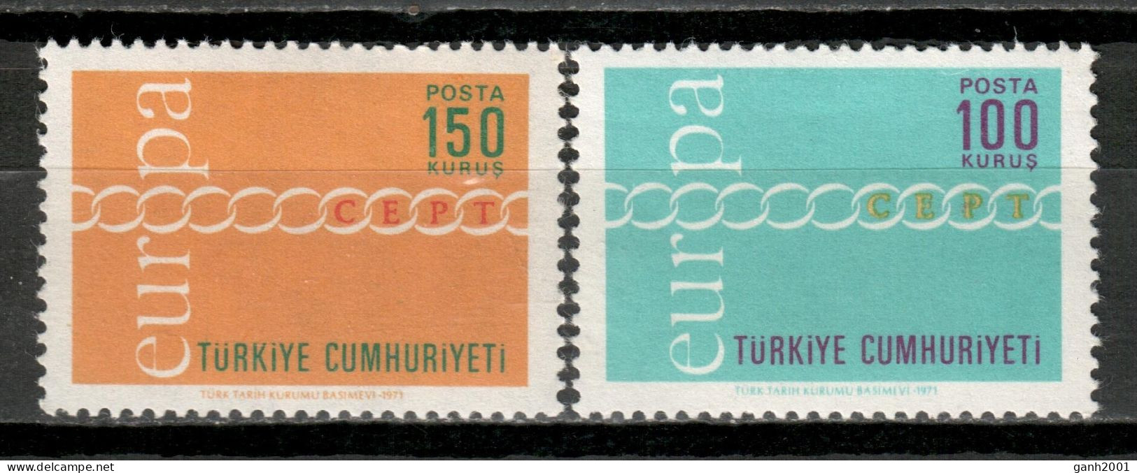 Turkey 1971 Turquía / Europa CEPT MNH / Mi25  34-23 - 1971