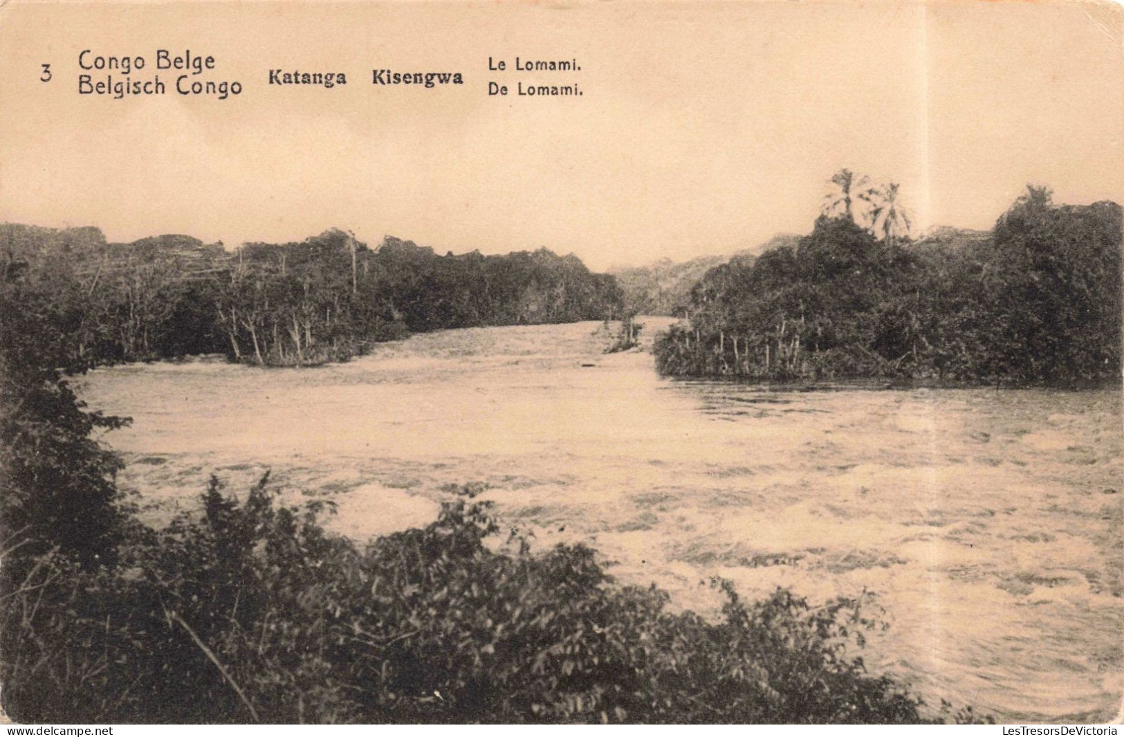 CONGO KINSHASA - Congo Belge - Katanga - Le Lomami - Carte Postale Ancienne - Belgian Congo