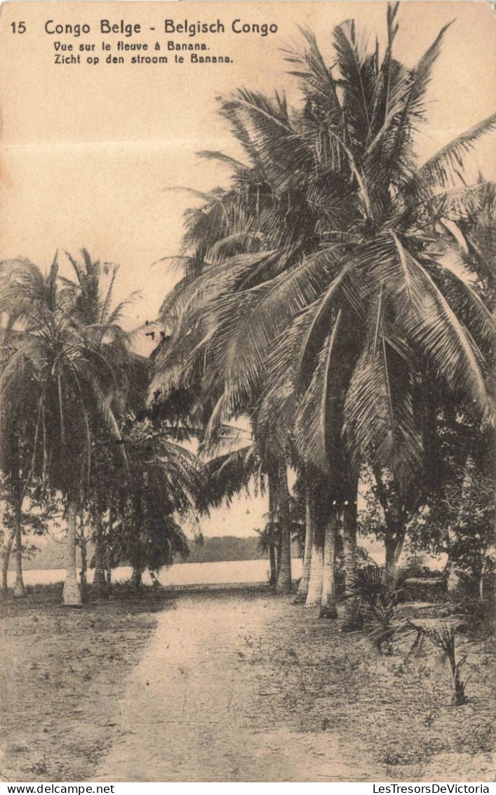 CONGO KINSHASA - Congo Belge - Vue Sur Le Fleuve à Banana - Carte Postale Ancienne - Congo Belge