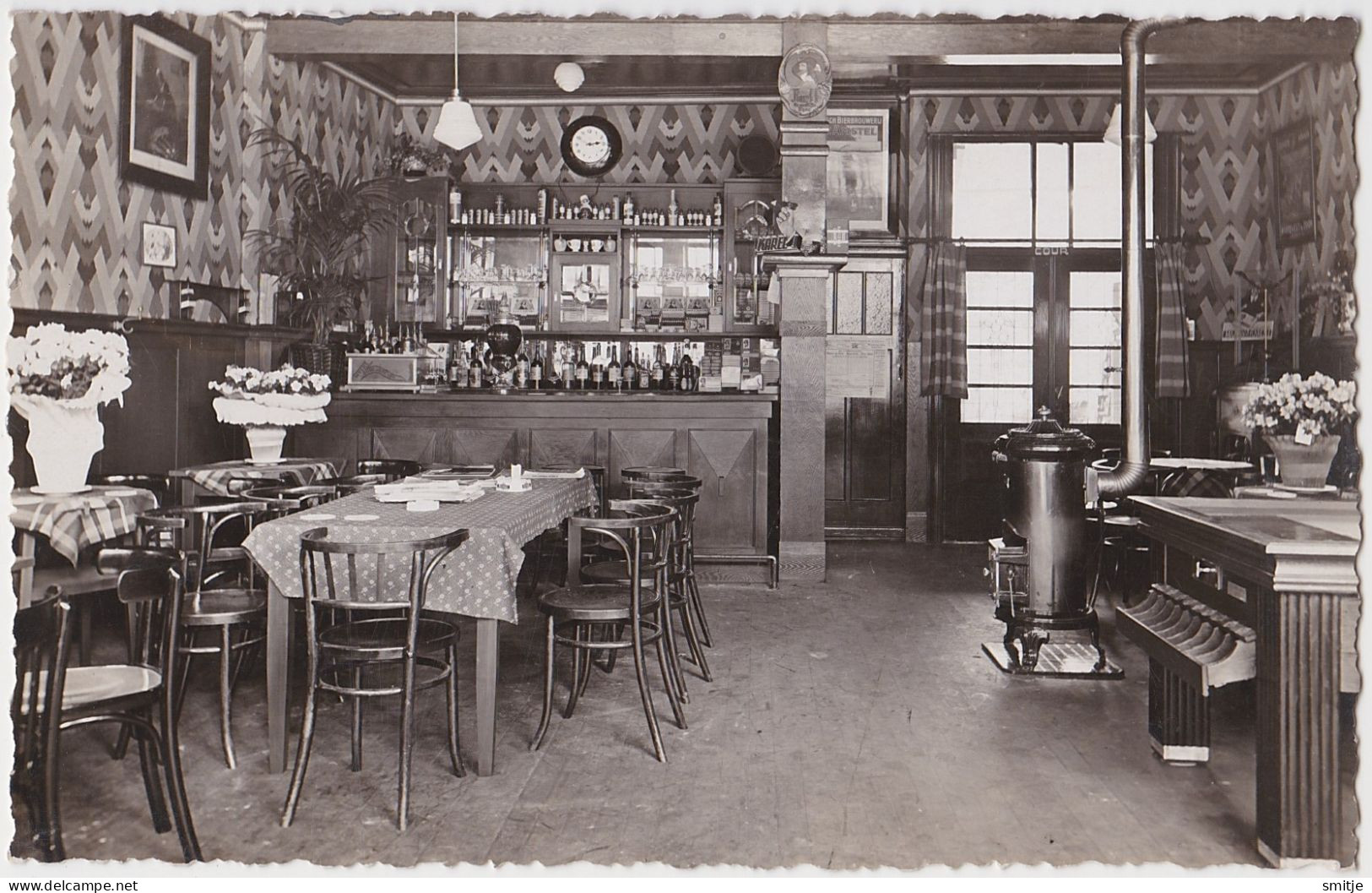 PUTTE 1934 HOTEL COSMOPOLIET INTERIEUR - FOTOKAART - ZELDZAAM - Kapellen