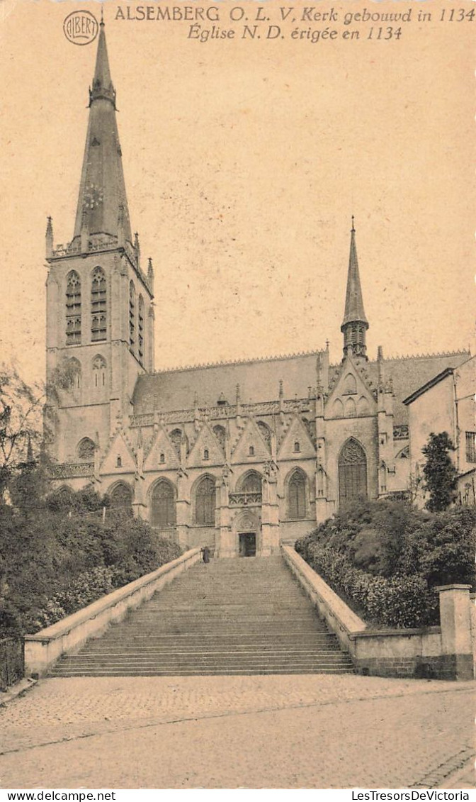 BELGIQUE - Alsemberg - Eglise Notre Dame érigée En 1134 - Carte Postale Ancienne - Beersel