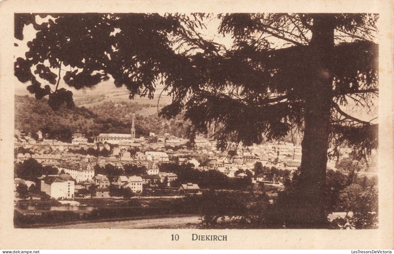 LUXEMBOURG  - Diekirch - Vue Générale - Carte Postale Ancienne - Diekirch