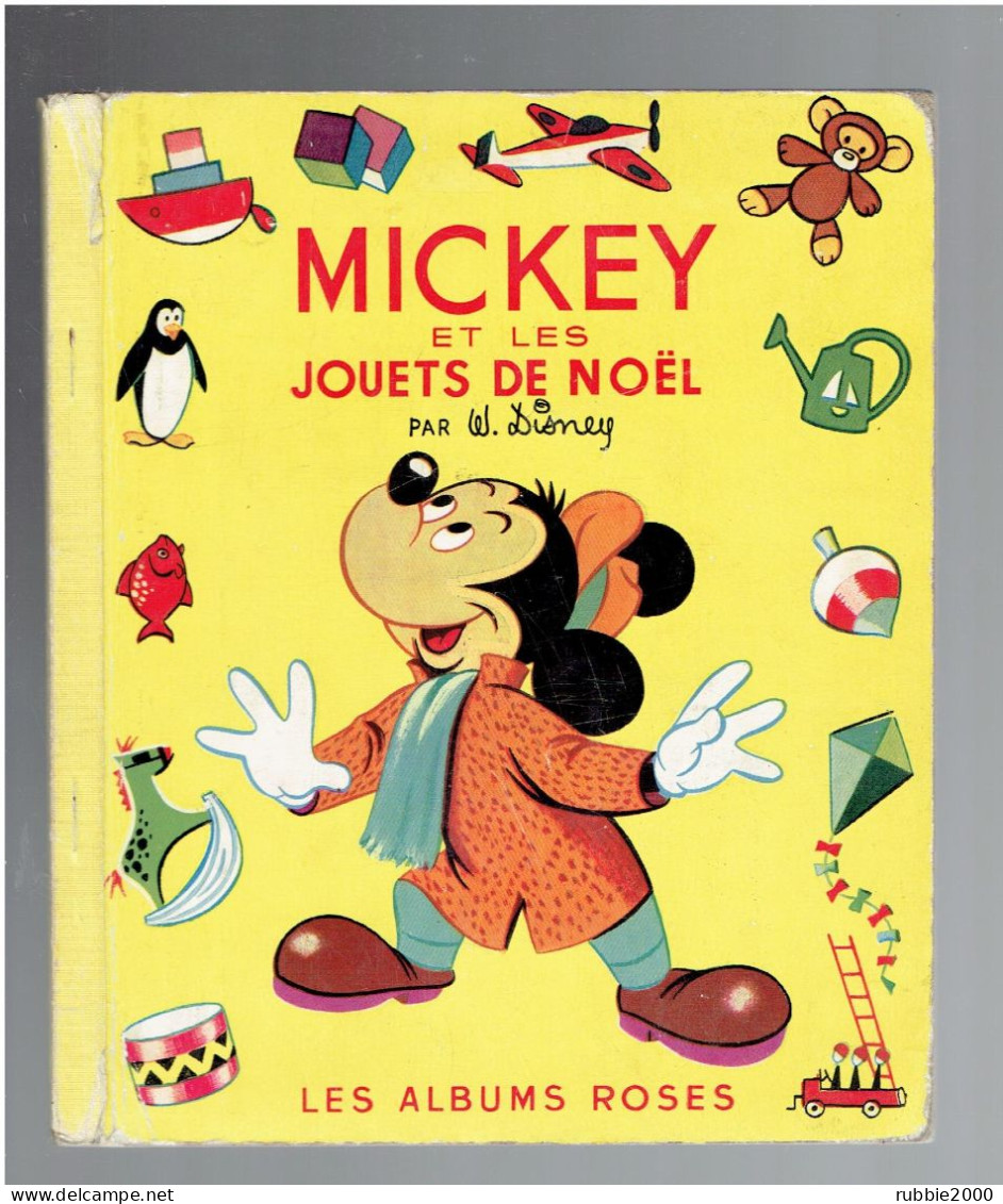 MICKEY ET LES JOUETS DE NOEL 1954 WALT DISNEY LES ALBUMS ROSES ENFANTINA - Disney