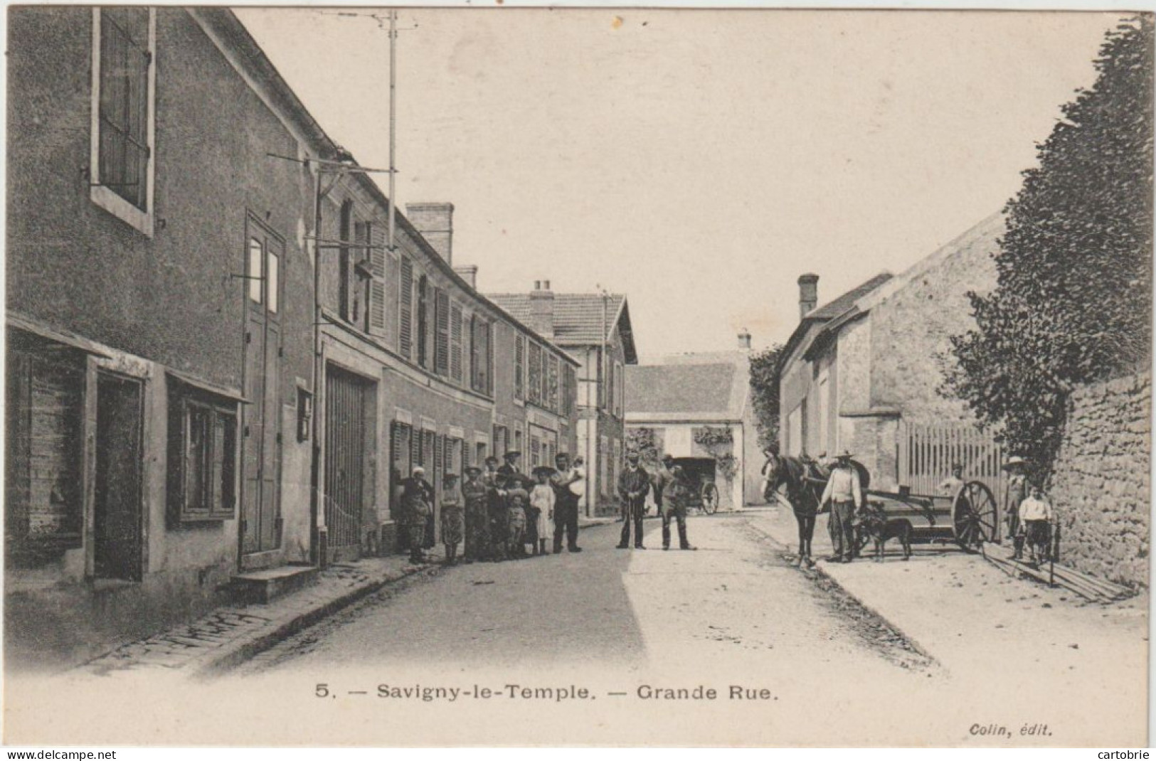 Dépt 77 - SAVIGNY-LE-TEMPLE - Grande Rue - Savigny Le Temple