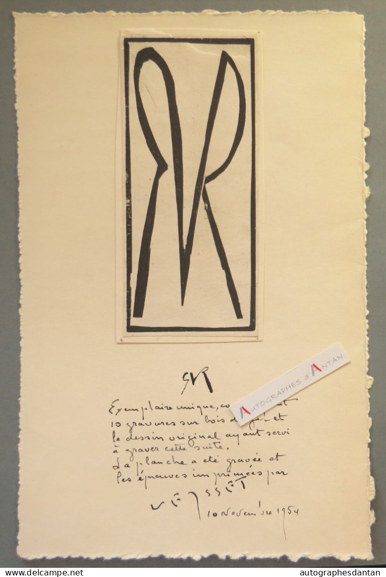 ● Raymond VEYSSET 1954 Graveur & Sculpteur (Vars-sur-Roseix - Strasbourg) - Voir Descriptif Pour état - Painters & Sculptors