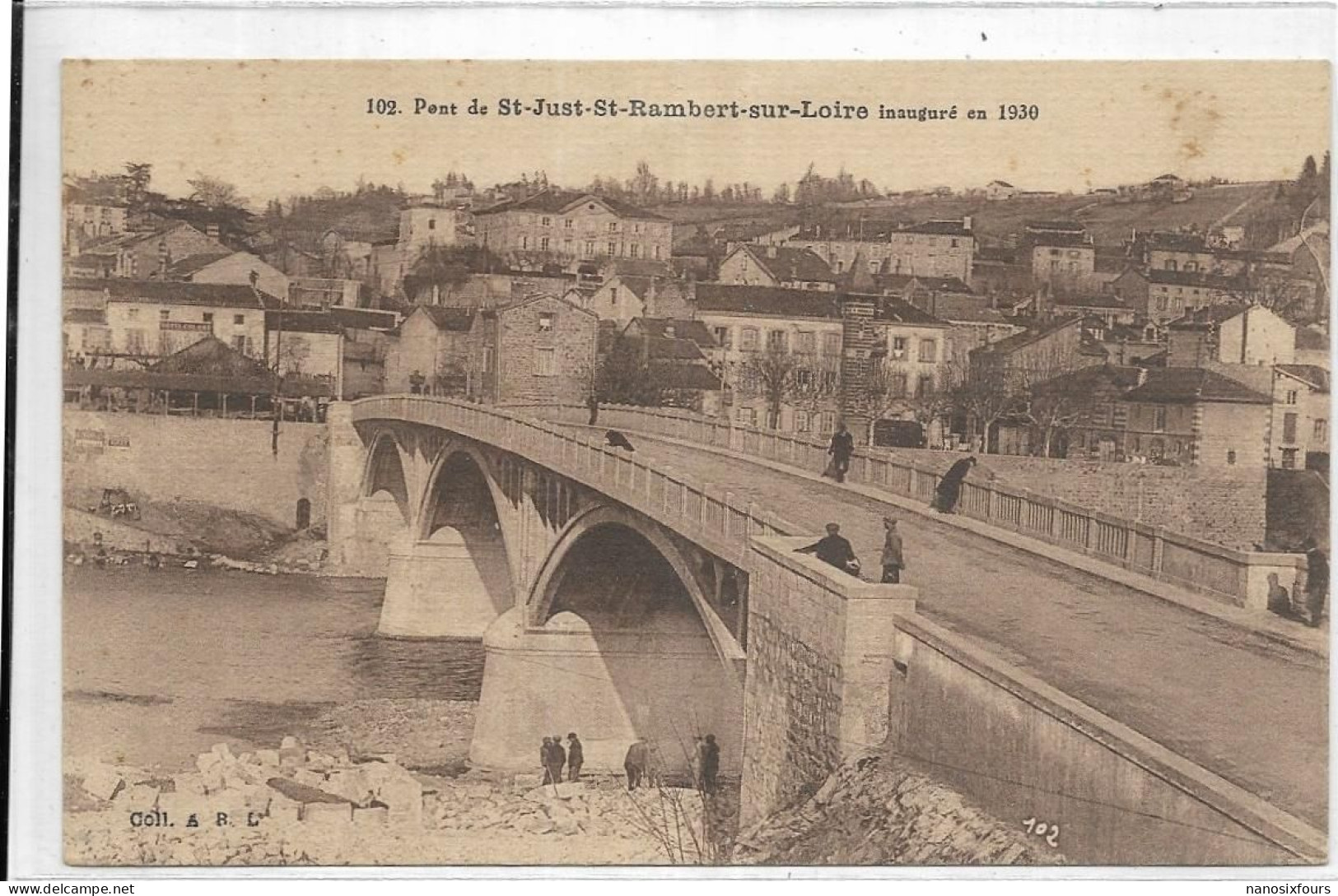 D 42..ST JUST ST RAMBERT SUR LOIRE.  LE PONT - Saint Just Saint Rambert