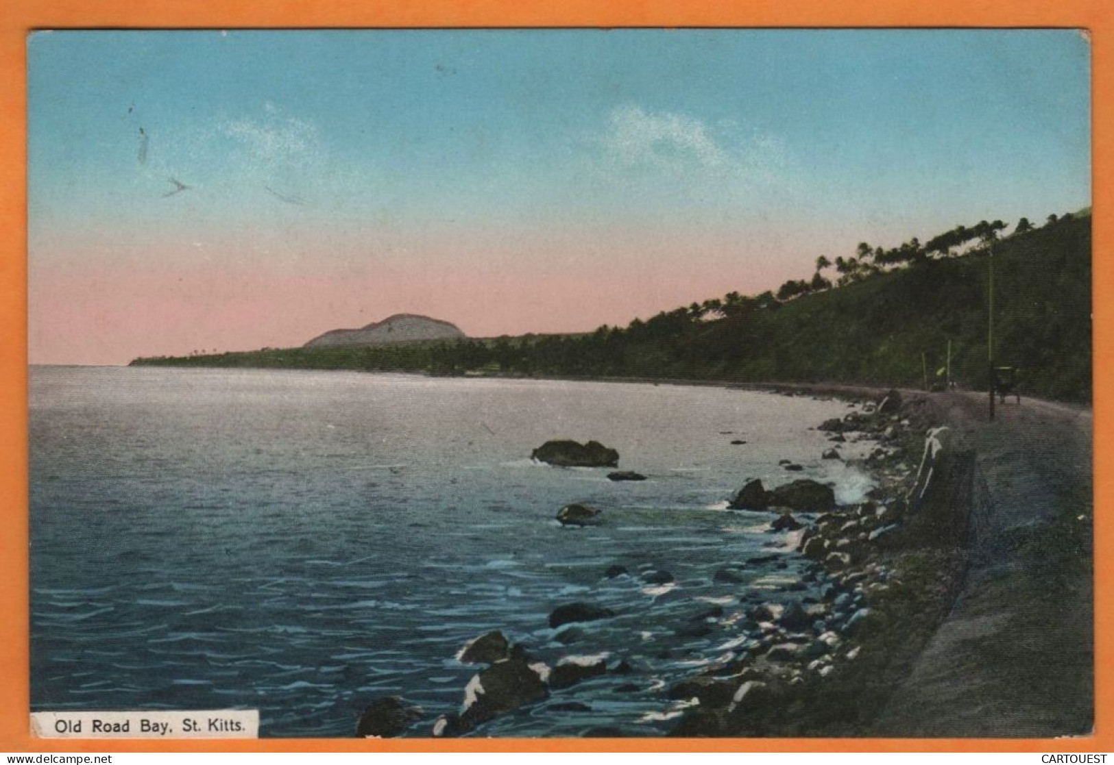 St KITTS  Old Road Bay 1915 ( Chromo ) - Saint Kitts And Nevis