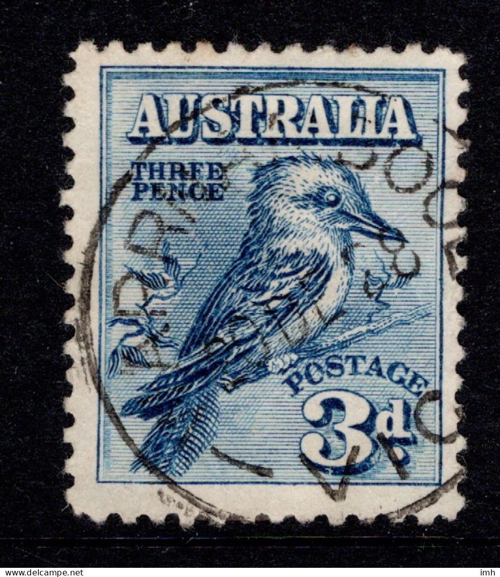 1928 Australia, SG 106, 3d Kookaburra Stamp Exhibition.  Very Fine Used VFU Cat. £6.5 - Oblitérés