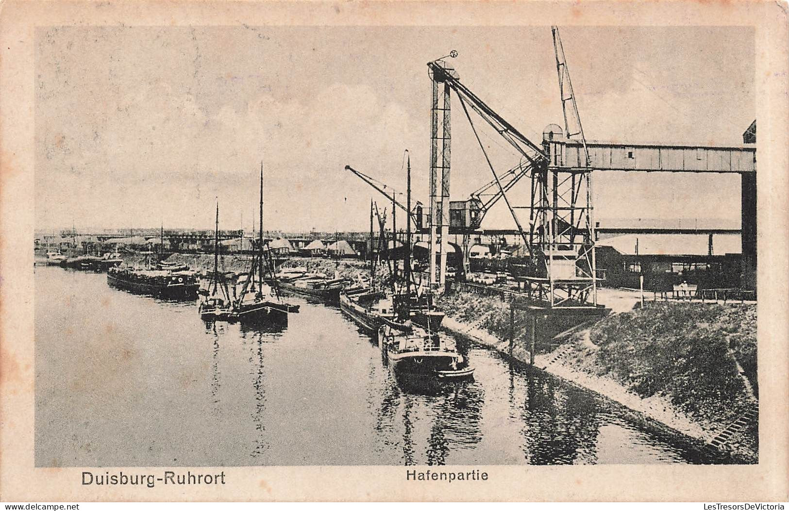 ALLEMAGNE - Duisburg Ruhrort - Hafenpartie - Carte Postale Ancienne - Duisburg