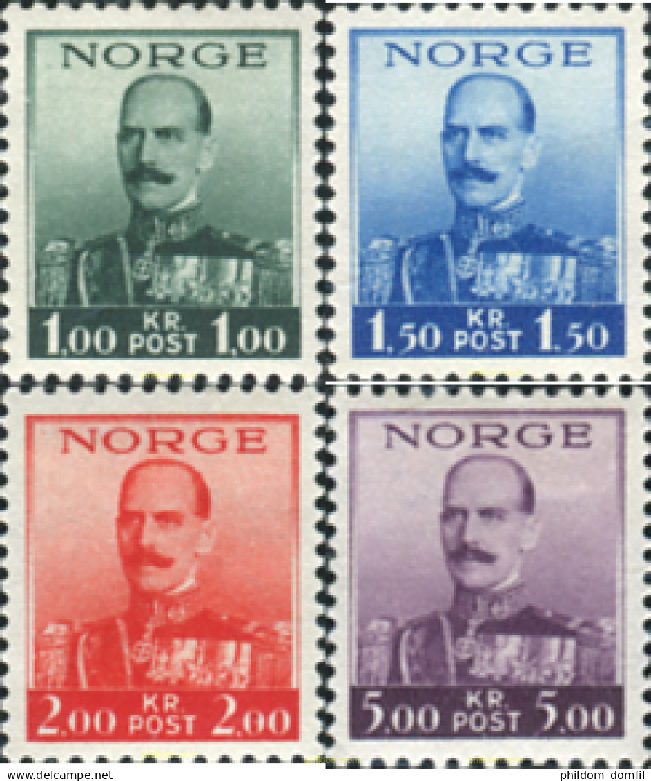 163725 MNH NORUEGA 1937 MOTIVOS VARIOS - Neufs