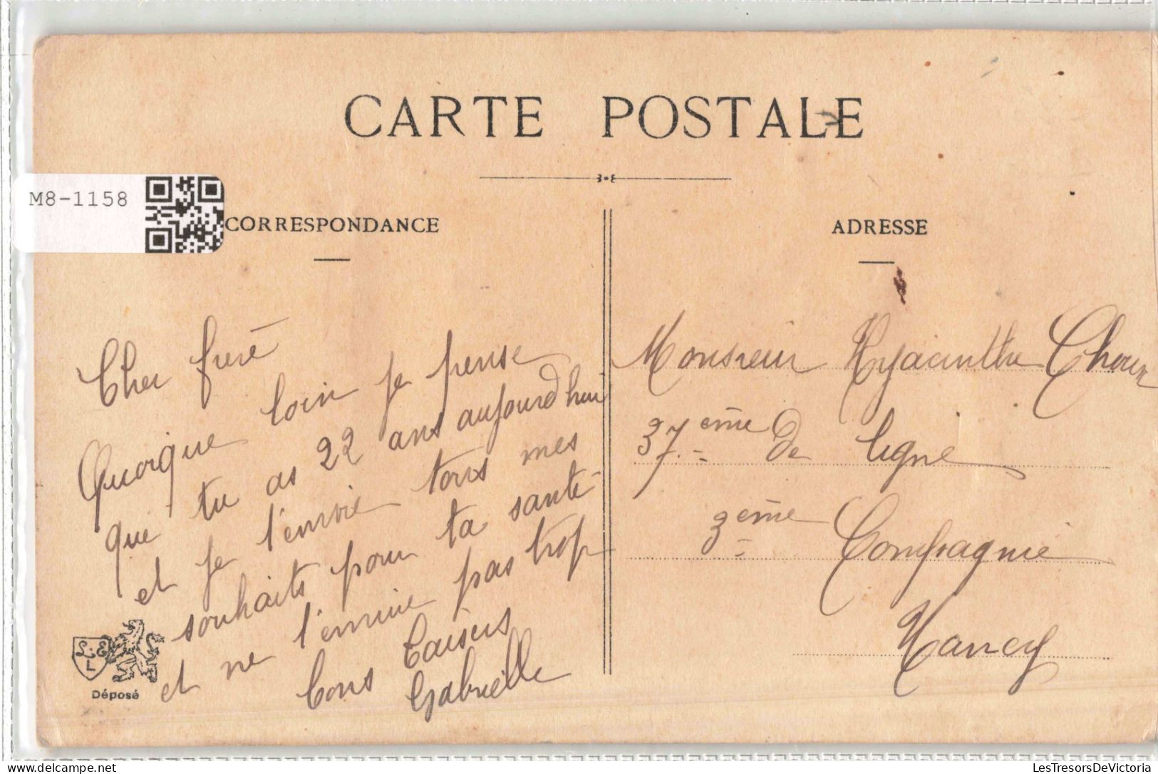 FANTAISIES - Heureux Anniversaire - Brodée - Colorisé - Carte Postale Ancienne - Brodées