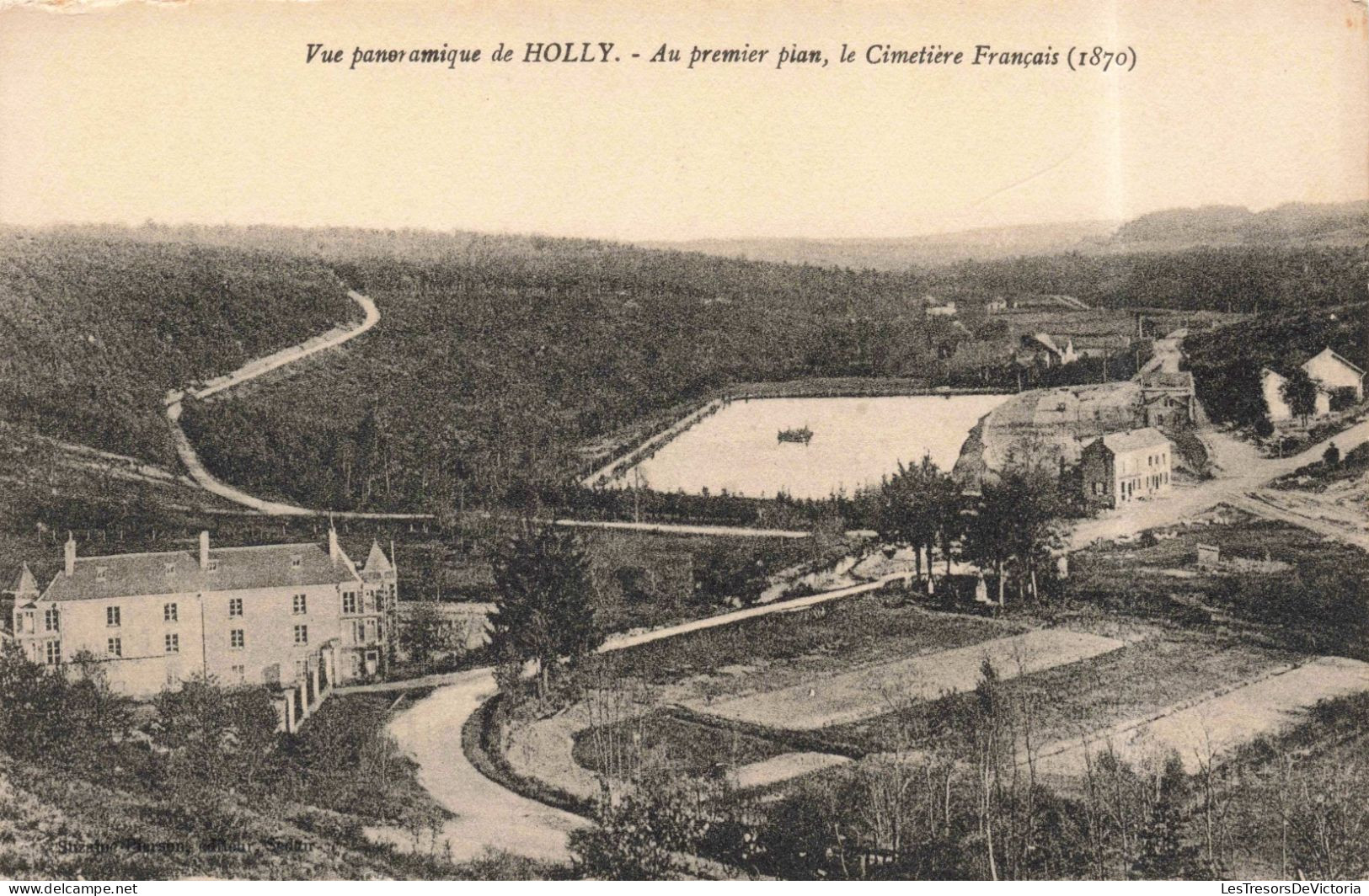 BURKINA FASO - Vue Panoramique De Holly - Au Premier Plan Le Cimetière Français - Carte Postale Ancienne - Burkina Faso