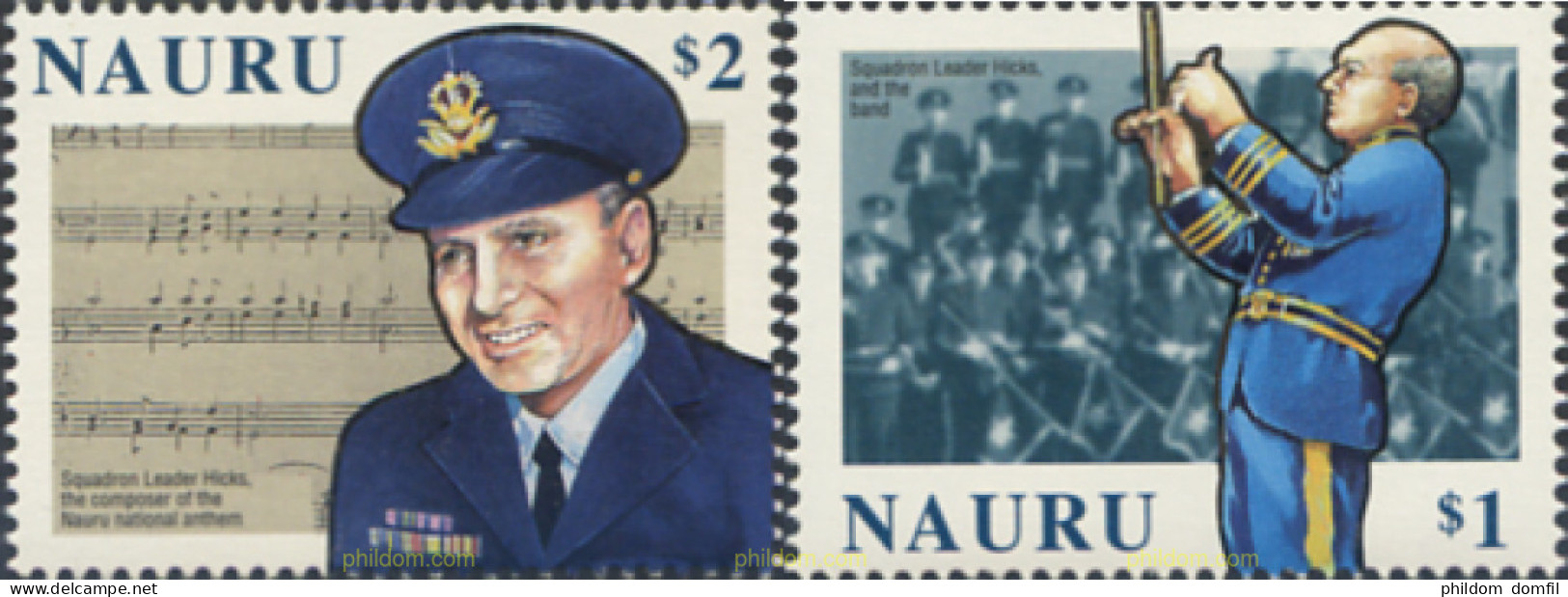 276792 MNH NAURU 1998 30 ANIVERSARIO DE LA BANDA DE MUSICA NACIONAL - Nauru