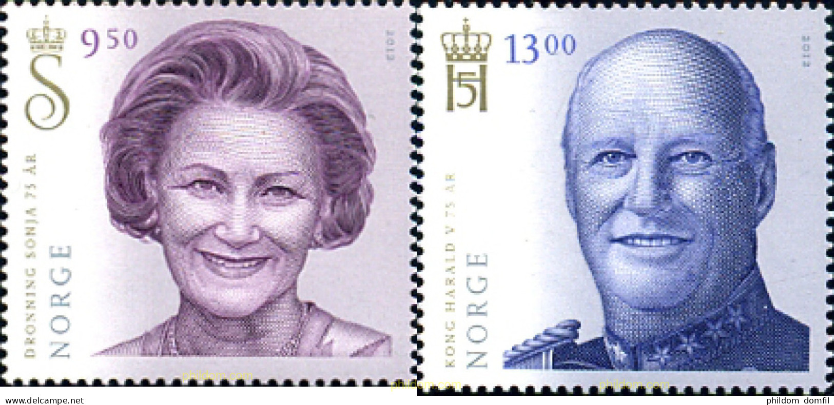 289546 MNH NORUEGA 2012 PERSONALIDADES - Neufs