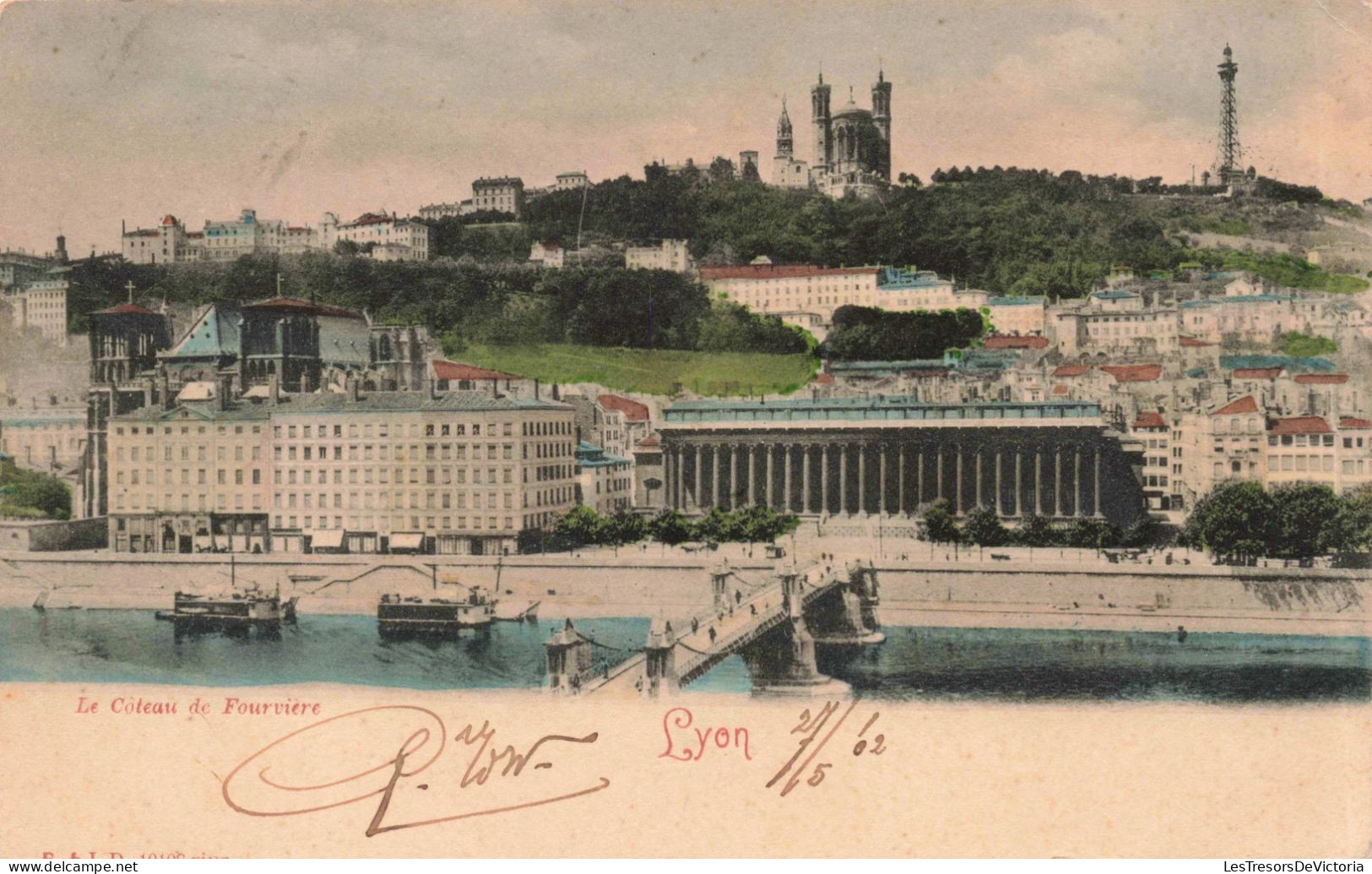 FRANCE - Le Côteau De Fourvière - Lyon - Colorisé - Carte Postale Ancienne - Lyon 5