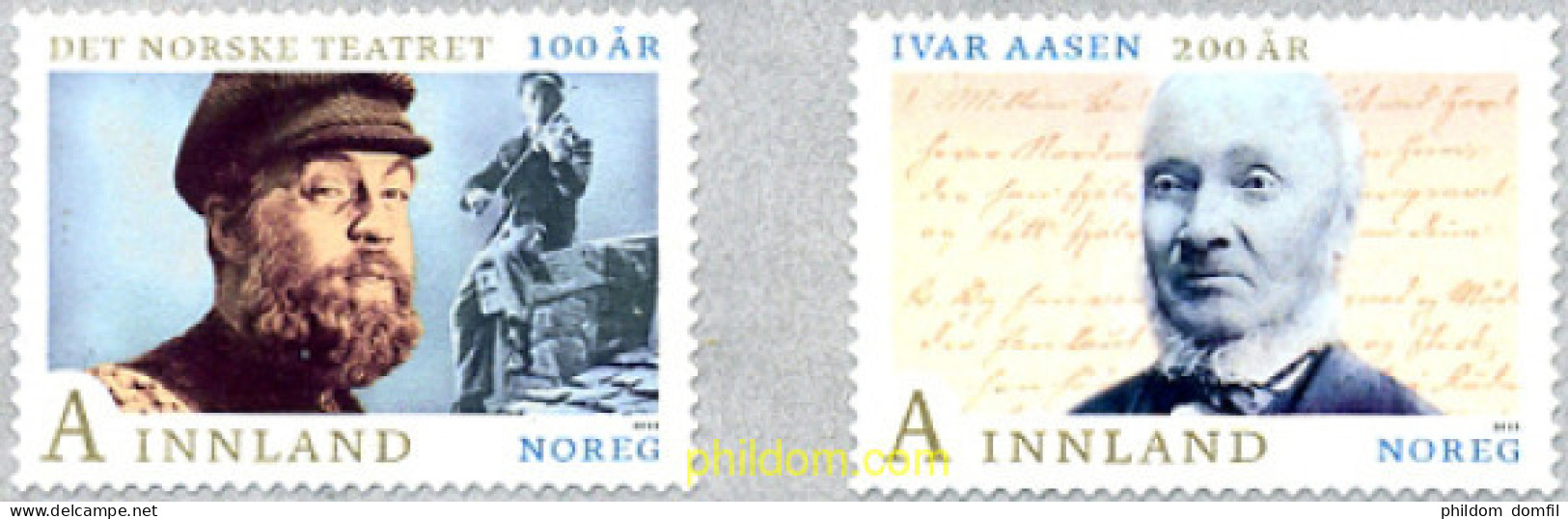 307941 MNH NORUEGA 2013 PERSONAJES - Unused Stamps