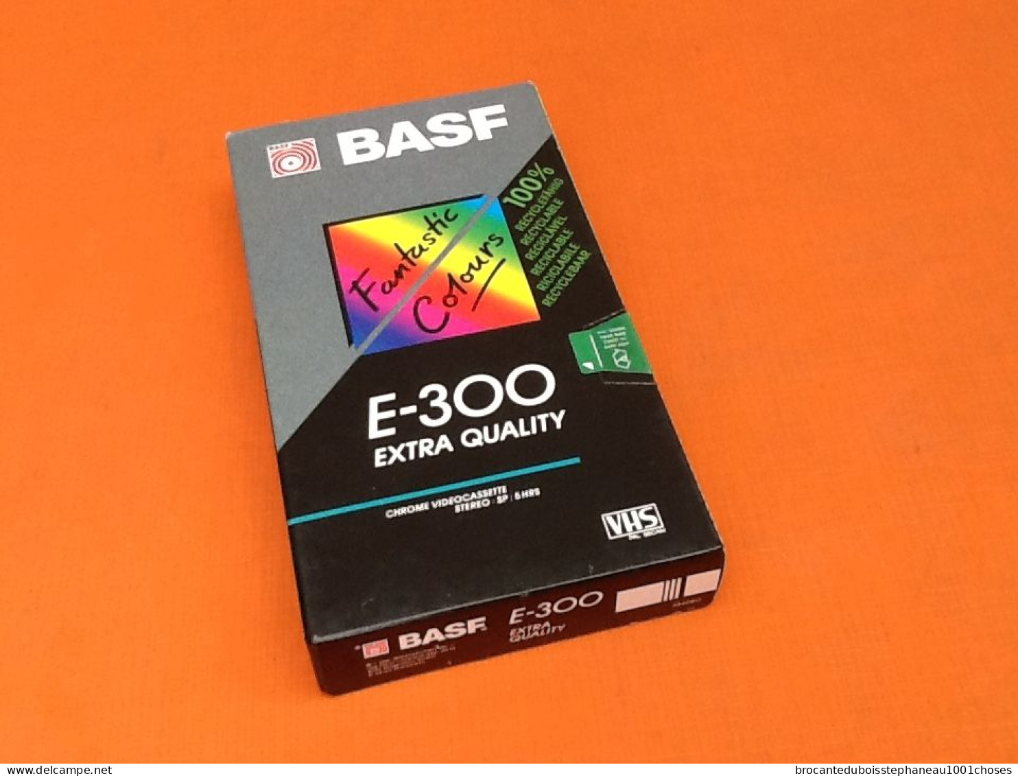 2 Cassettes Vidéo (neuves)  1 Cassette BASF EQ 300 + 1 Cassette 1 BASF E-300 - Sonstige & Ohne Zuordnung