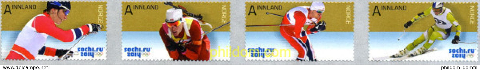 315599 MNH NORUEGA 2014 22 JUEGOS OLIMPICOS DE INVIERNO SOCHI 2014 - Ungebraucht