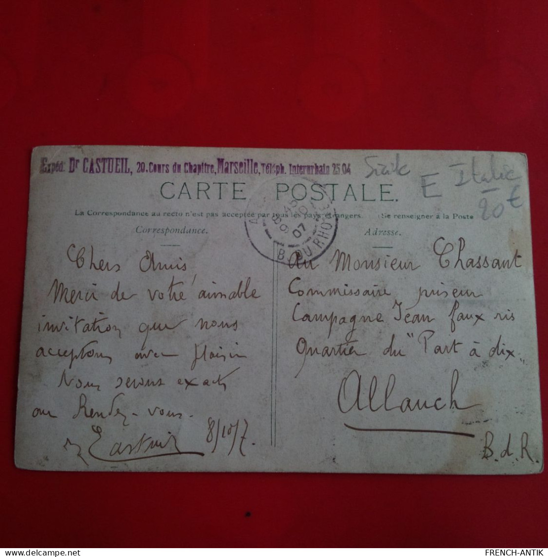 CARTE PHOTO L ETOILE A NAPLES LE PILOTE MONTE A BORD - Napoli (Neapel)