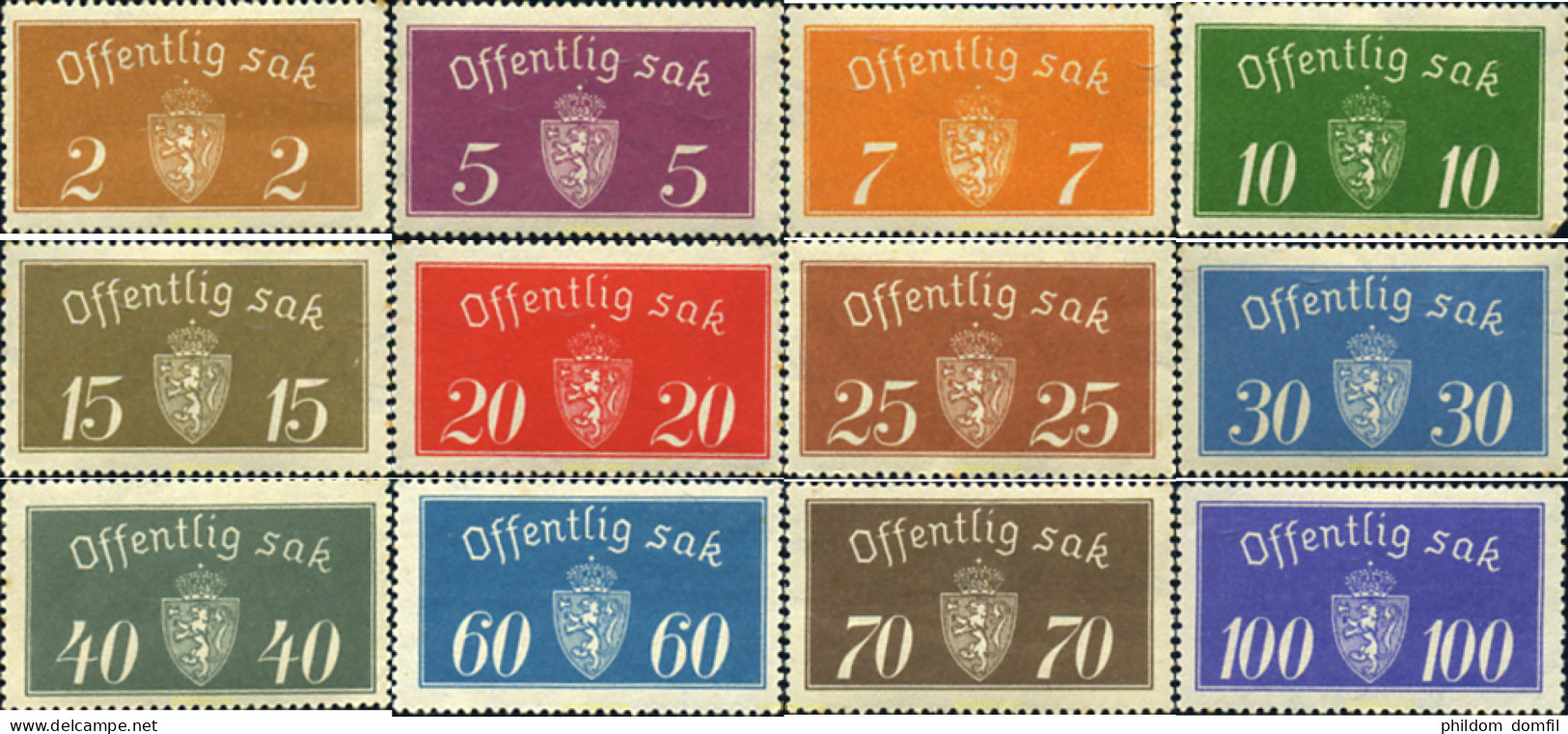 348825 MNH NORUEGA 2015 SERVICIO - Unused Stamps