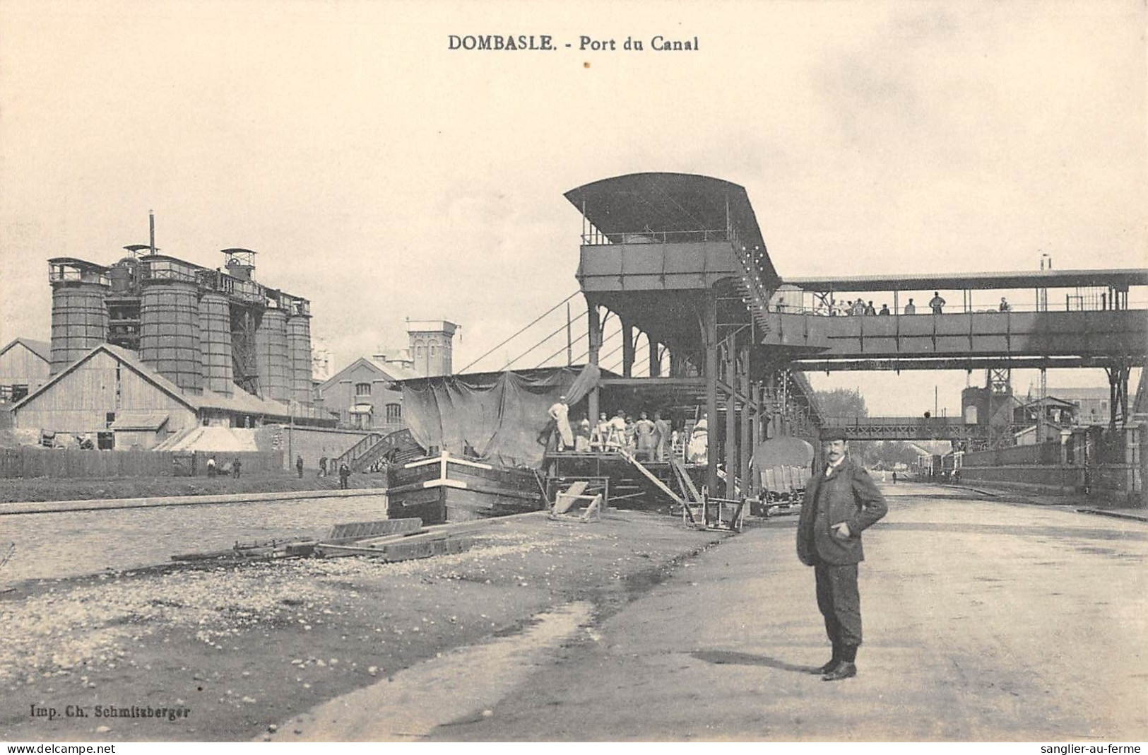 CPA 54 DOMBASLE / PORT DU CANAL - Other & Unclassified