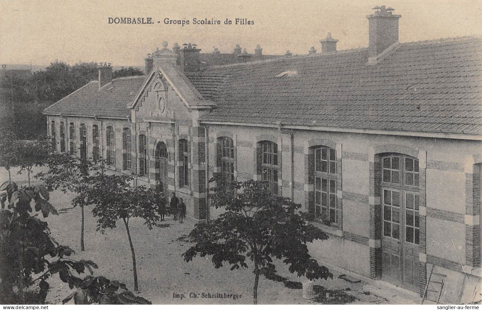 CPA 54 DOMBASLE / GROUPE SCOLAIRE DE FILLES - Andere & Zonder Classificatie