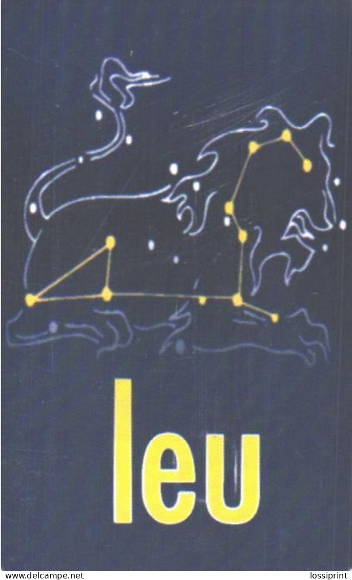 Romania:Used Phonecard, Romtelecom, 50000 Lei, Zodiac, Lion, 2001 - Zodiac