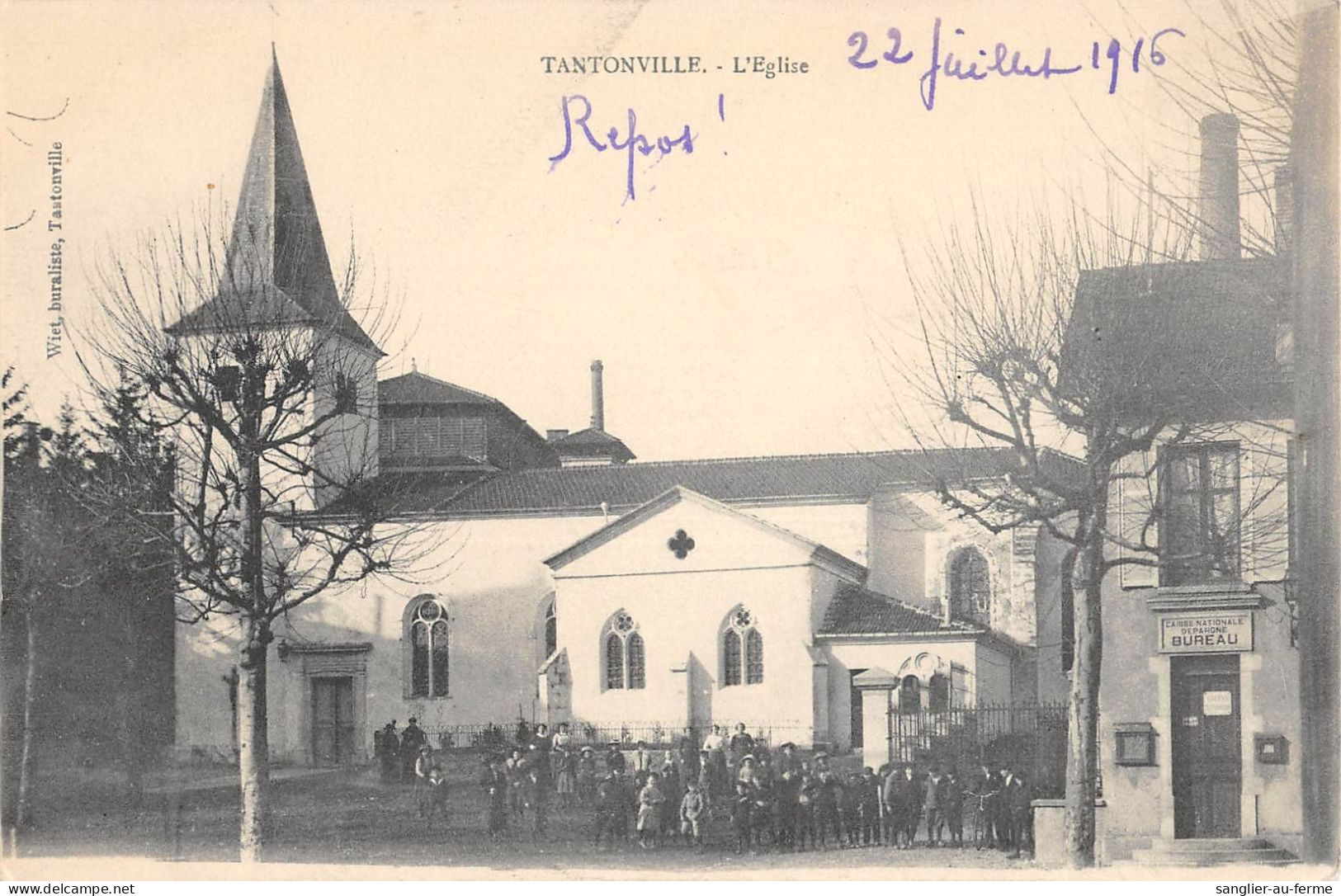CPA 54 TATONVILLE / EGLISE - Other & Unclassified
