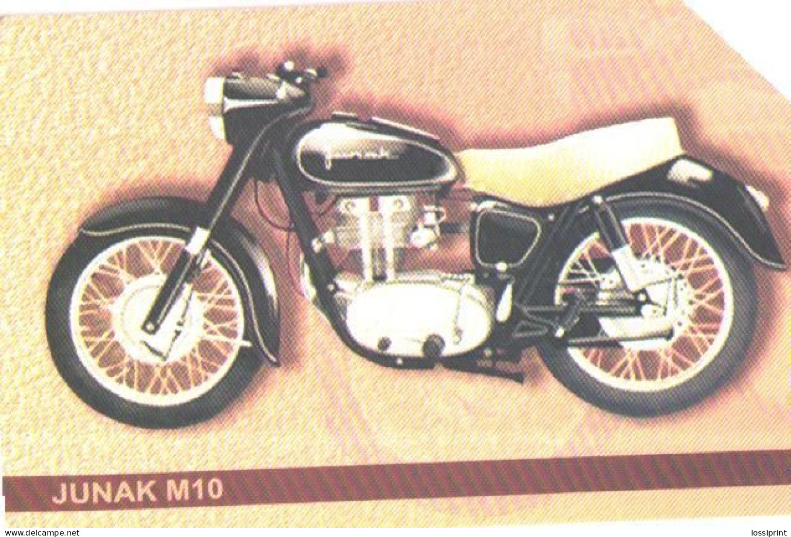 Poland:Used Phonecard, Telekomunikacja Polska S.A., 25 Units, Motorbike Junak M10 - Motorfietsen