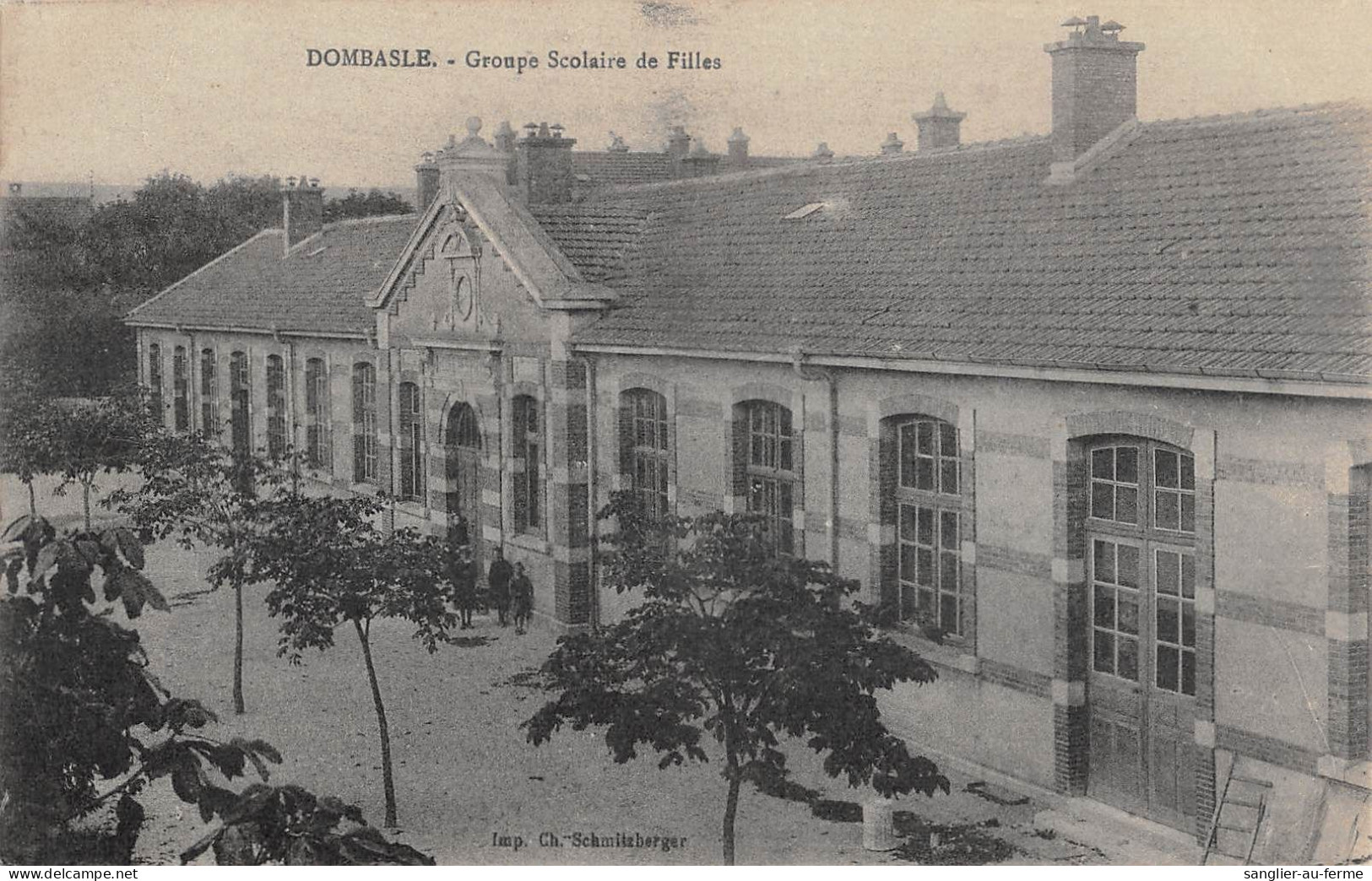 CPA 54 DOMABSLE / GROUPE SCOLAIRE DE FILLES - Andere & Zonder Classificatie