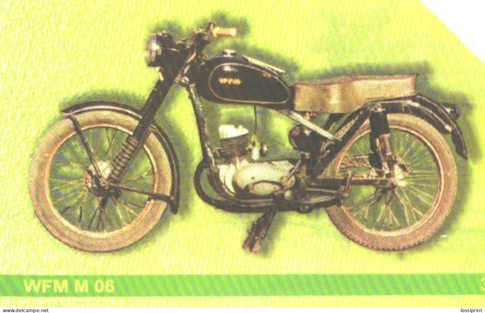 Poland:Used Phonecard, Telekomunikacja Polska S.A., 25 Units, Motorbike WGM M 06 - Motos