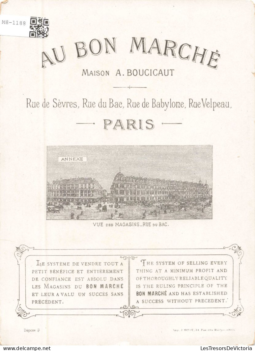 HISTOIRE - La Belle Et La Bête - Le Bon Marché - Colorisé - Carte Postale Ancienne - Histoire
