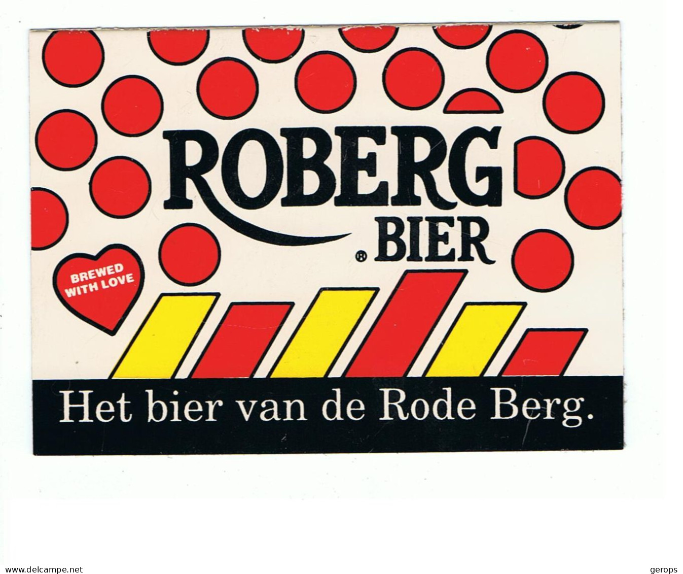 Roberg Bier Het Bier Vd Rode Berg Enkel Kaartje - Poster & Plakate
