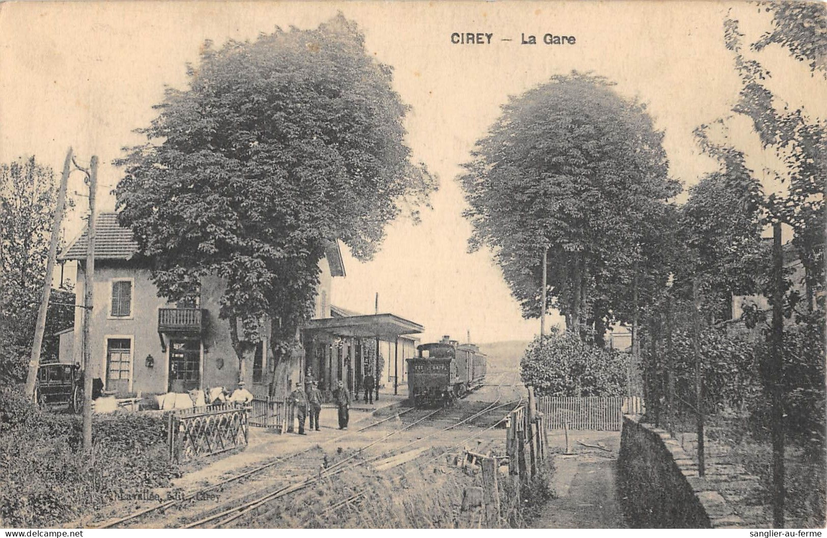 CPA 54 CIREY / LA GARE / TRAIN - Other & Unclassified