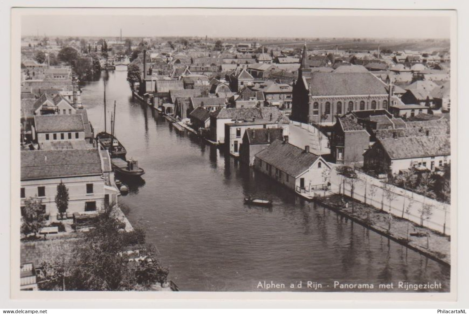 Alphen A/d Rijn - Panorama Met Rijngezicht - Alphen A/d Rijn