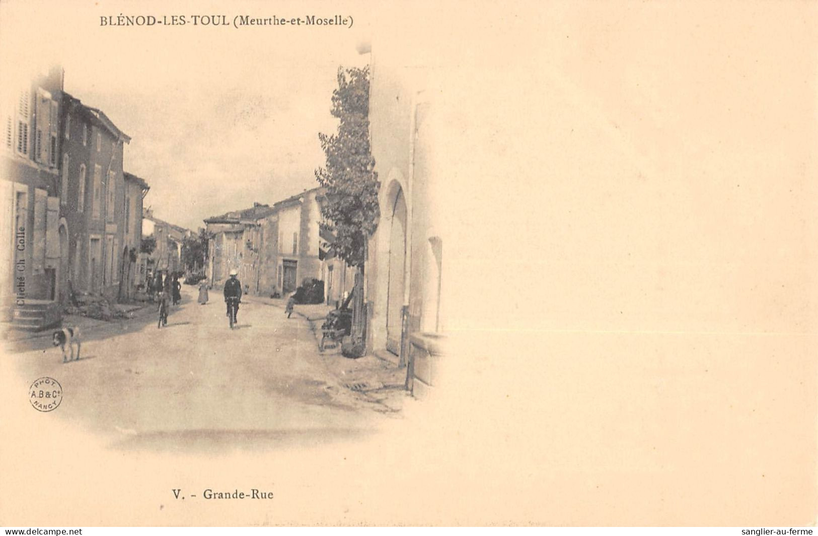 CPA 54 BLENOD LES TOUL / GRANDE RUE - Other & Unclassified