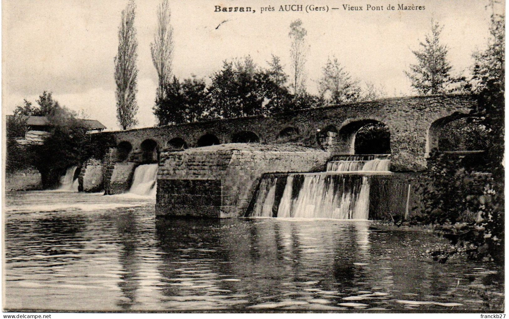 32 - Barran, Près Auch - Vieux Pont De Mazeres - Auch