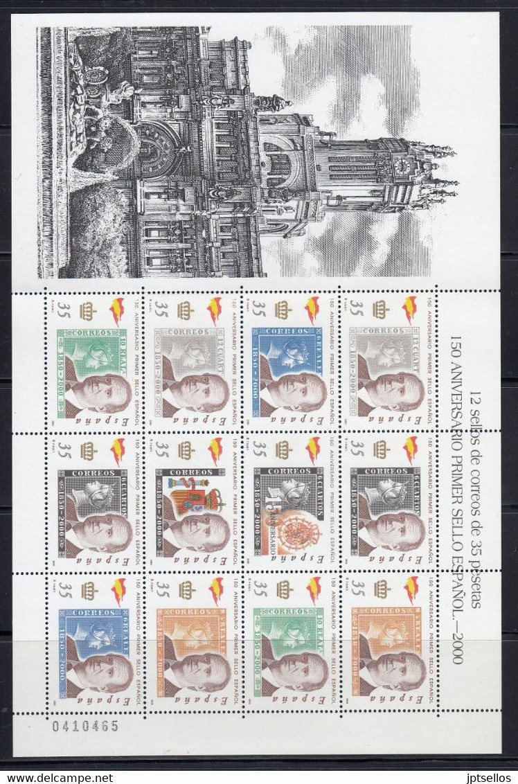 ESPAÑA 2000 Nº 3687/3775 AÑO COMPLETO NUEVO,MNH **,SIN 3711A/3711G 37 SELLOS,14 HB, 1 BLOQUE X 6, 3 MP - Años Completos