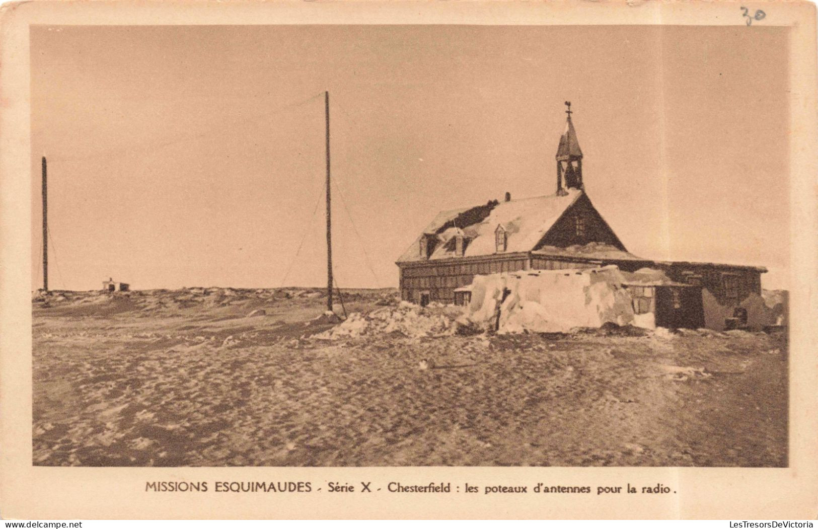 SPECTACLE - Séries TV - Missions Esquimaudes - Chesterfield Les Poteaux D'antennes... - Carte Postale Ancienne - TV-Reeks