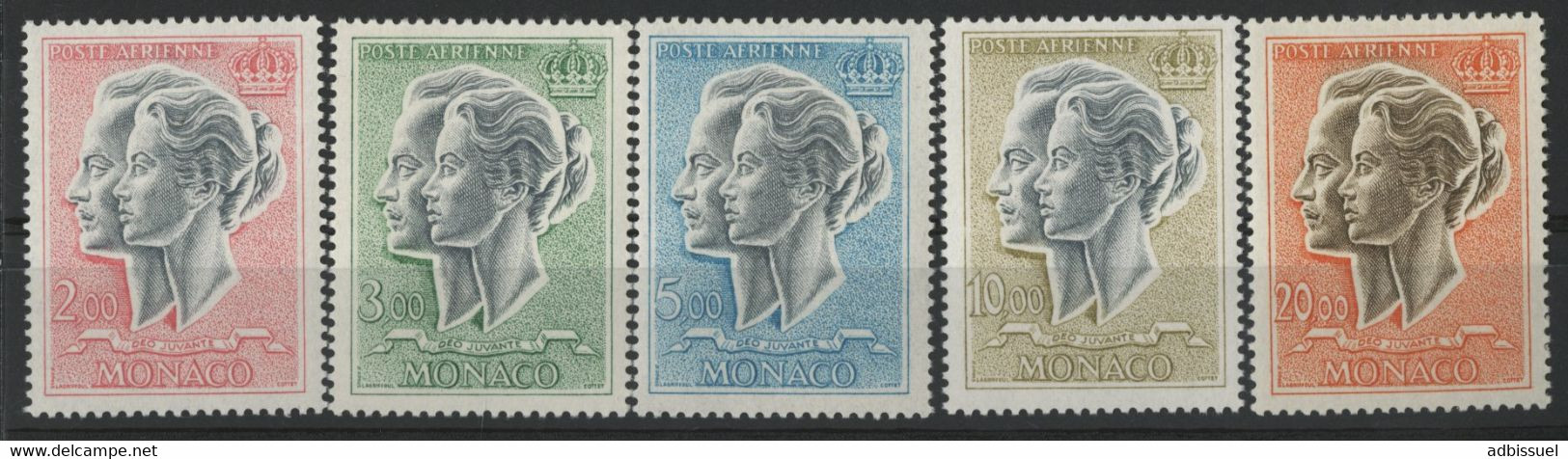 MONACO POSTE AERIENNE N° 87 à 90A Cote 77 € Neufs ** MNH Ensemble De 5 Valeurs Vendues 15 % De La Cote. TB - Luftfahrt