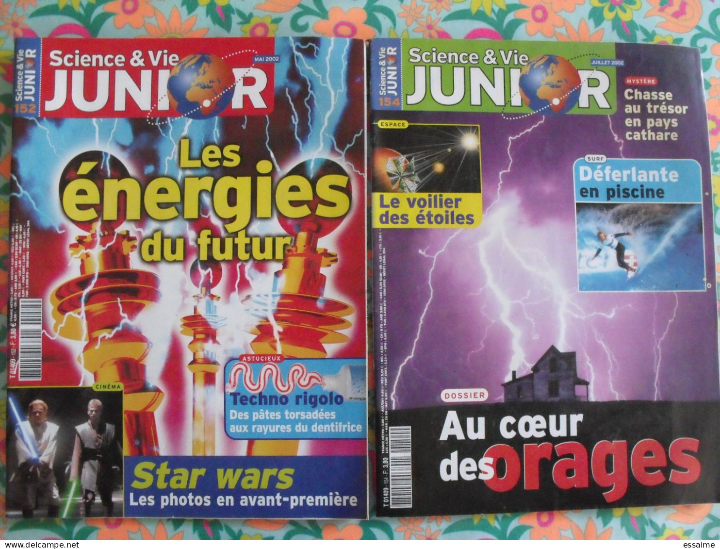 Lot De 13 Revues Science Et Vie Junior 2001-2004 - Scienze