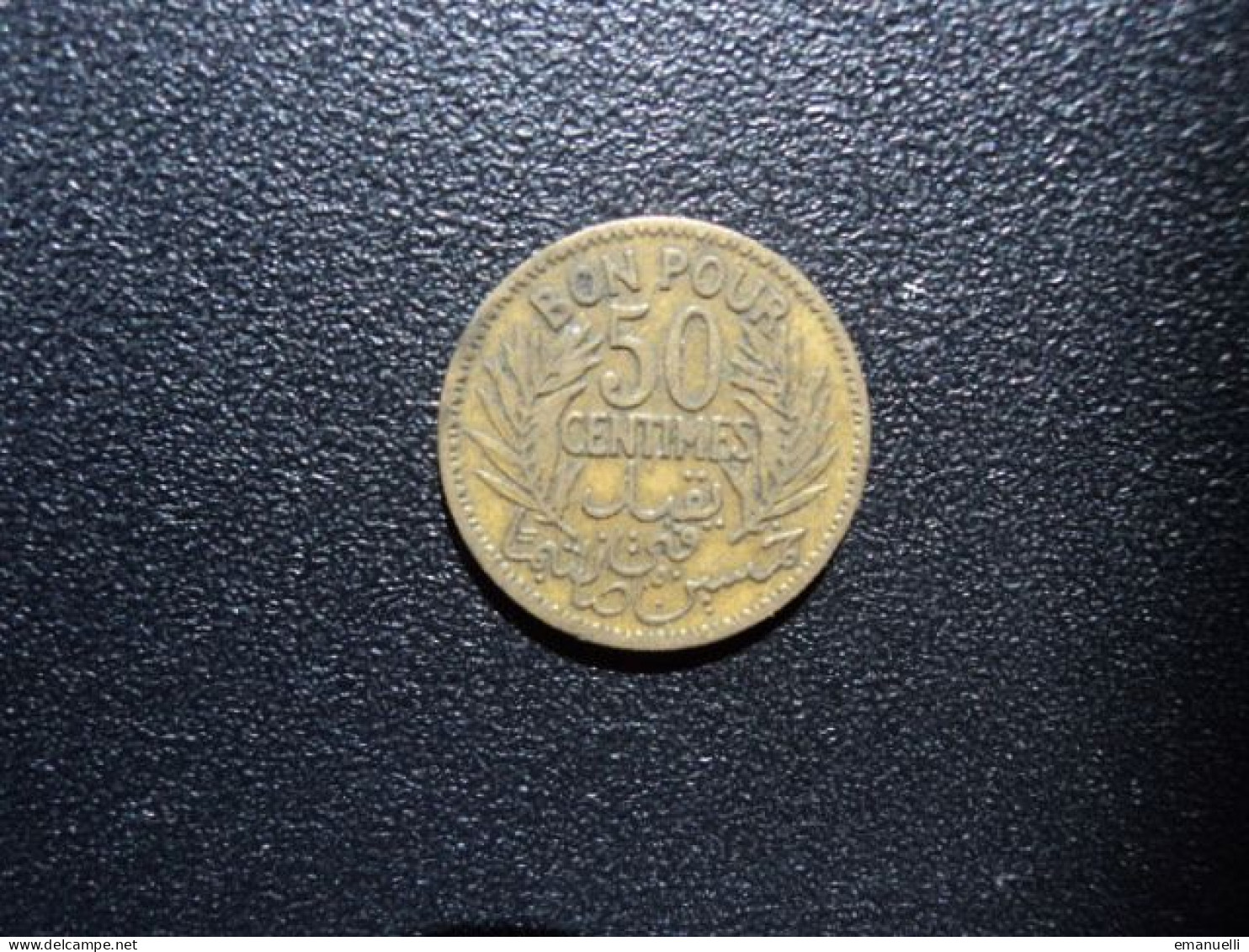 TUNISIE : 50 CENTIMES   1921-1340     G.182 / KM 246     TTB - Tunisie