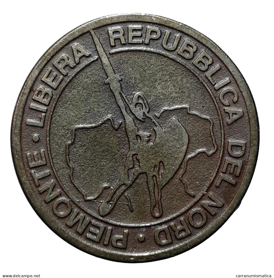 [NC] PARTITI POLITICI - LEGA NORD - 5 LEGHE "PIEMONTE LIBERA" - 1992 (k0472) - Monedas/ De Necesidad