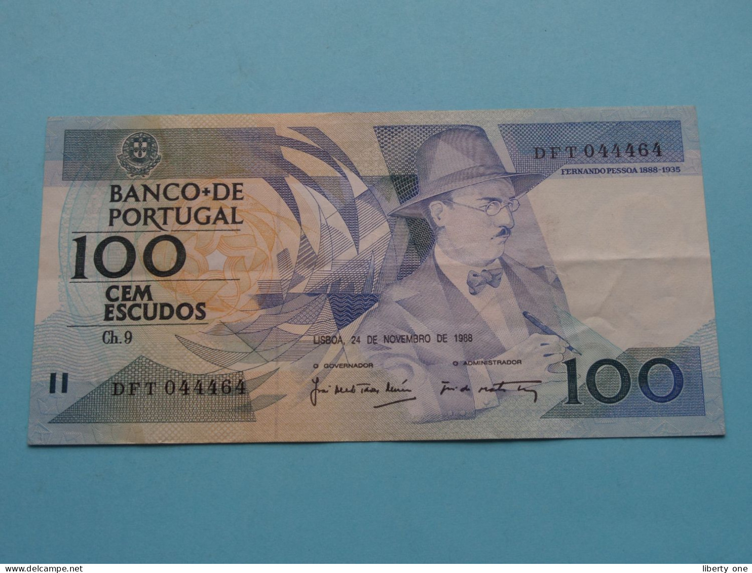 100 - Cem Excudos ( 1988 ) Banco De PORTUGAL ( See Scans ) Circulated ! - Portugal