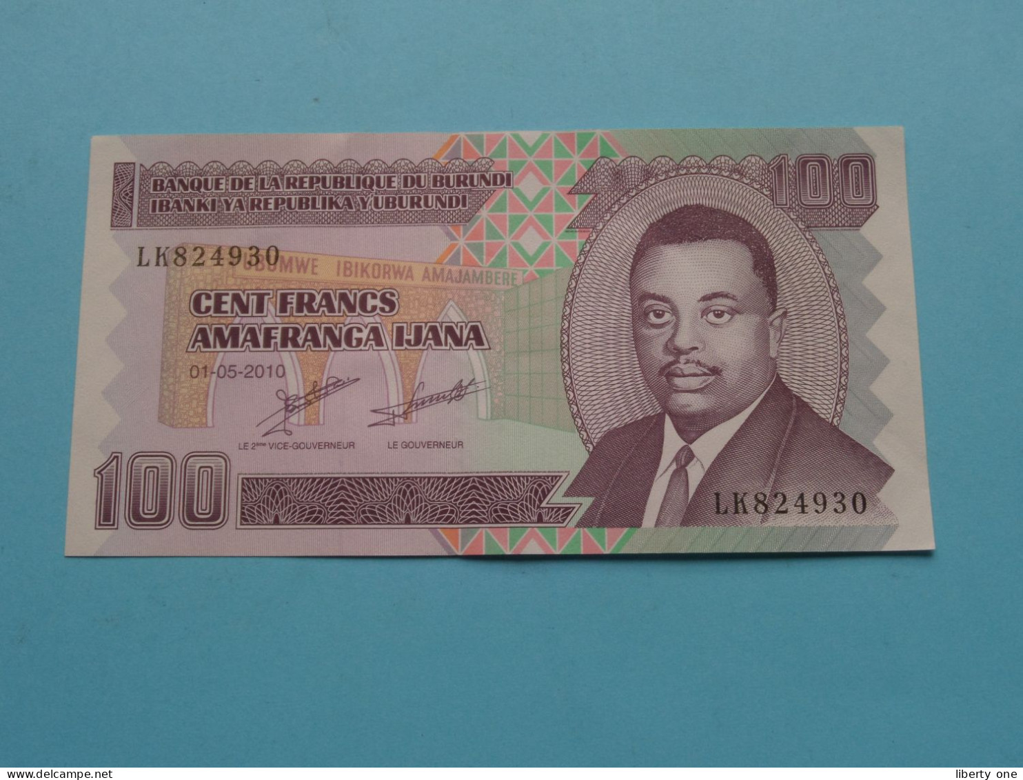 100 Francs ( 2010 ) BURUNDI ( See Scans ) XF ! - Burundi