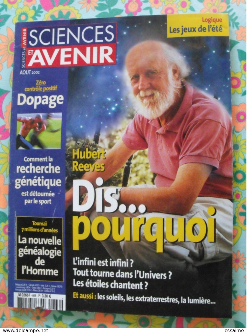 Lot De 7 Revues Science Et Avenir. 2001-2002. Cerveau Adn Rêves Freud Hubert Reeves Dopage - Ciencia