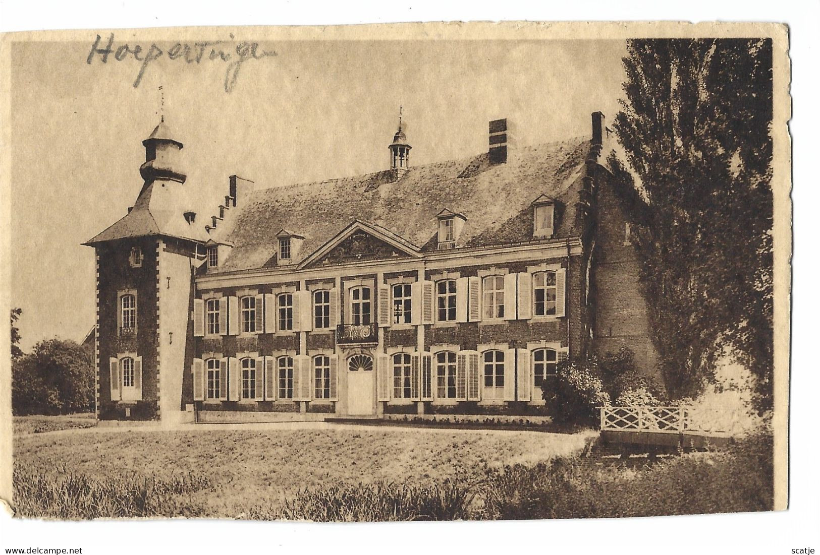 Hoepertinge.   -   Hoepertingen   (Borgloon)   -   St Maria Gesticht   -   Voorgevel - Borgloon